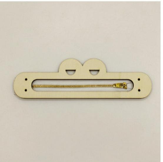 Hand-Painted DIY Busy Board: Educational Wooden Gears & Clock Ornament for Teaching and Decoration