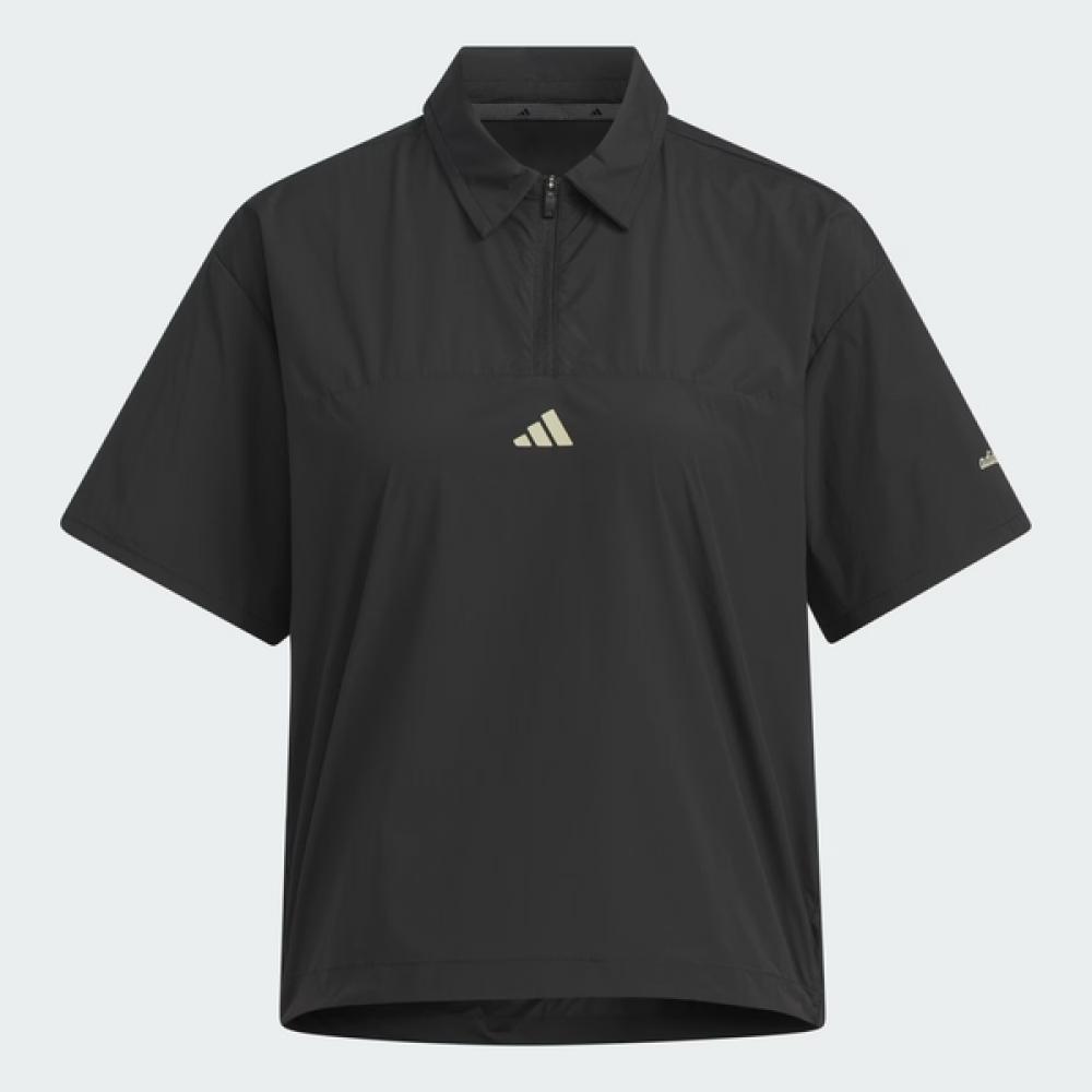 AdidaS Women S Golf Woven Short Sleeve Shirt Kb4730 KB4730 (black)/XS(85)