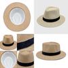 Classic Straw Sun Hat With Wide Brim For Summer Outdoor Sunshade And Travel