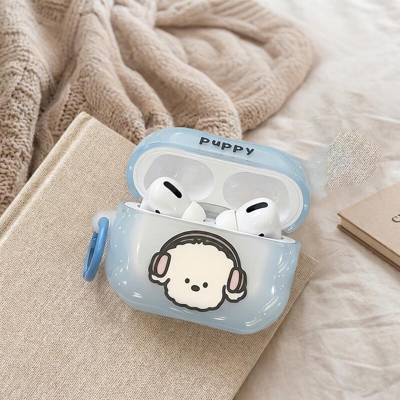AirPods 4 Cute Dog Design TPU Protective Case
