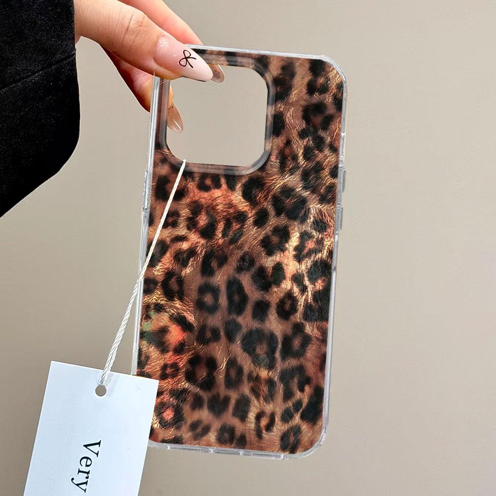 Gold Leopard Fashion Women Phone Case for Xiaomi Redmi Note 15 14 13 12 11 11S 10 10S 8 9 Pro 15C 9C 13C 14C A3 11S 9C A1 Cover