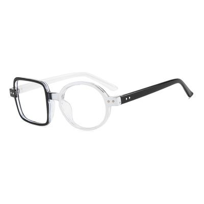Vintage Portable Oversized Optical Glasses Eyeglasses Frame Square Glasses Spectacles