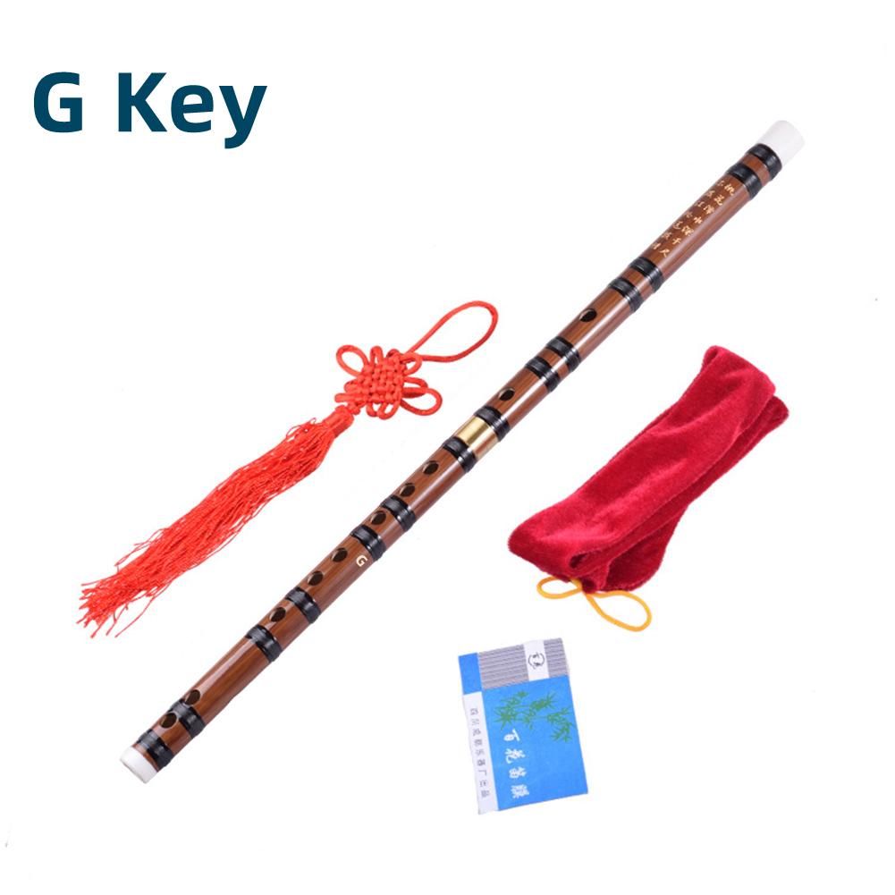G Key For WOODWIND Dizi Flute Two Part with Brass Joints Lightweight Design for Clear and Accurate Flute Sound