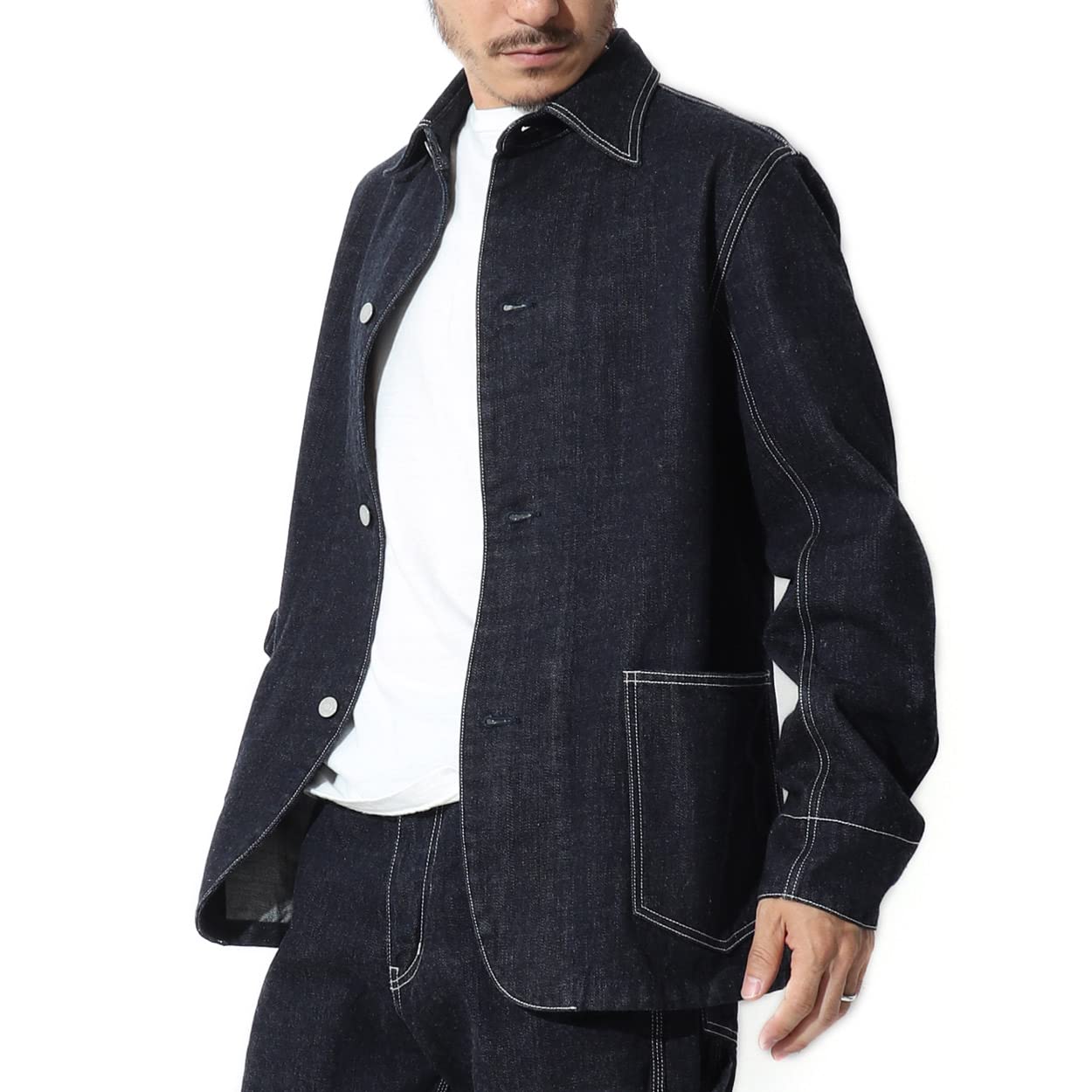 

Kojima Jeans Basic XXL Men s Coverall, Indigo,
