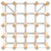 20 Bottle Wine Rack Solid Pine Wood