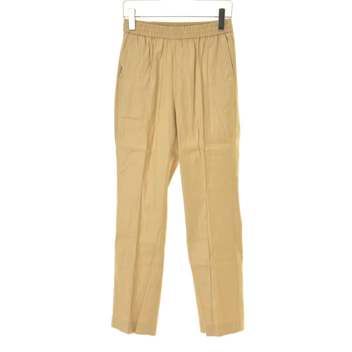 [Used] SLOBE IENA / SLOBE IENA 22SS 22030912019110 Linen pintuck semi-flare pants [cacgacaf-l]