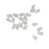 20PCS Pet Cat Nail Covers 20Pcs Soft Comfortable Clear Nail Tips for Cats Anti Scratch Furniture Safe Caps with Glue