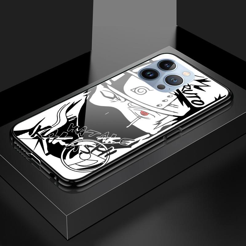 Handyhülle aus gehärtetem Glas für Huawei P30Lite Honor 90Lite 9X X6A X9B Infinix Hot40 Note30 Tecno Spark20 Moto G15 G22 Weiche Kante Stoßfest Glatte Hülle