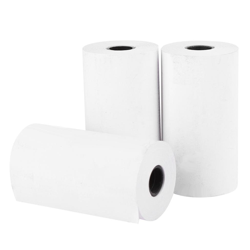3PCs Thermal Paper Printing Machine Accessories Waterproof 57MM for Peripage Printer