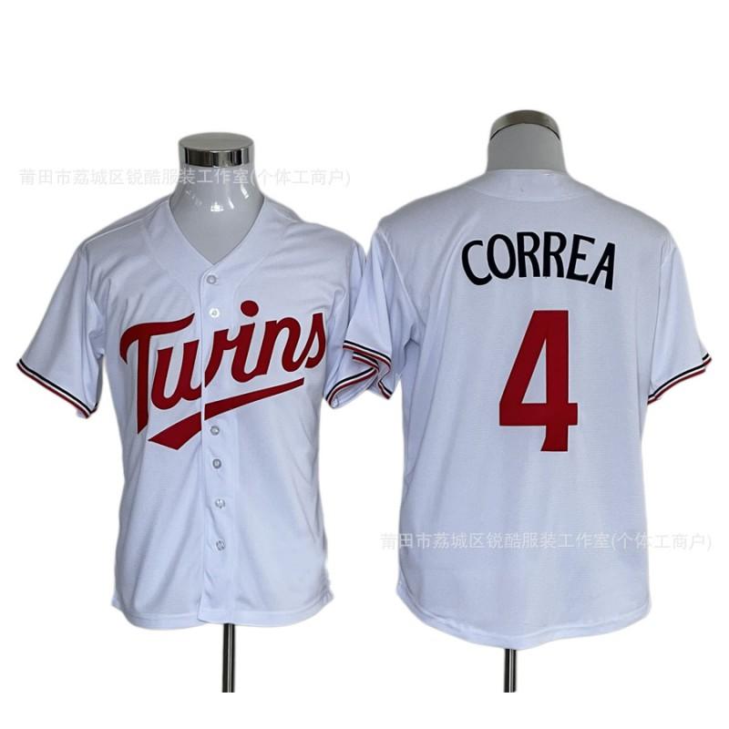 Baseball Jersey Twins 4 Correa Fan Edition Team Sports Uniform Adult Unisex