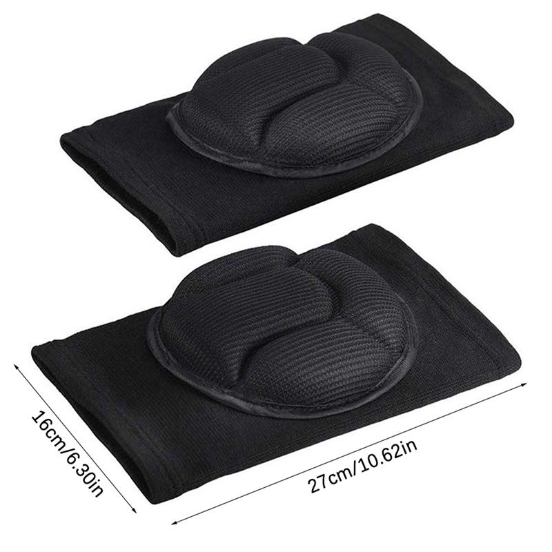 1 Pair Protective Knee Pads Thick Sponge Football Volleyball Extreme Sports