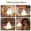 Cute Duck Led Night Light USB Rechargeable Nightlights Silicone Lamp Touch Switch Children Kid Bedroom Decoration Birthday Gift
