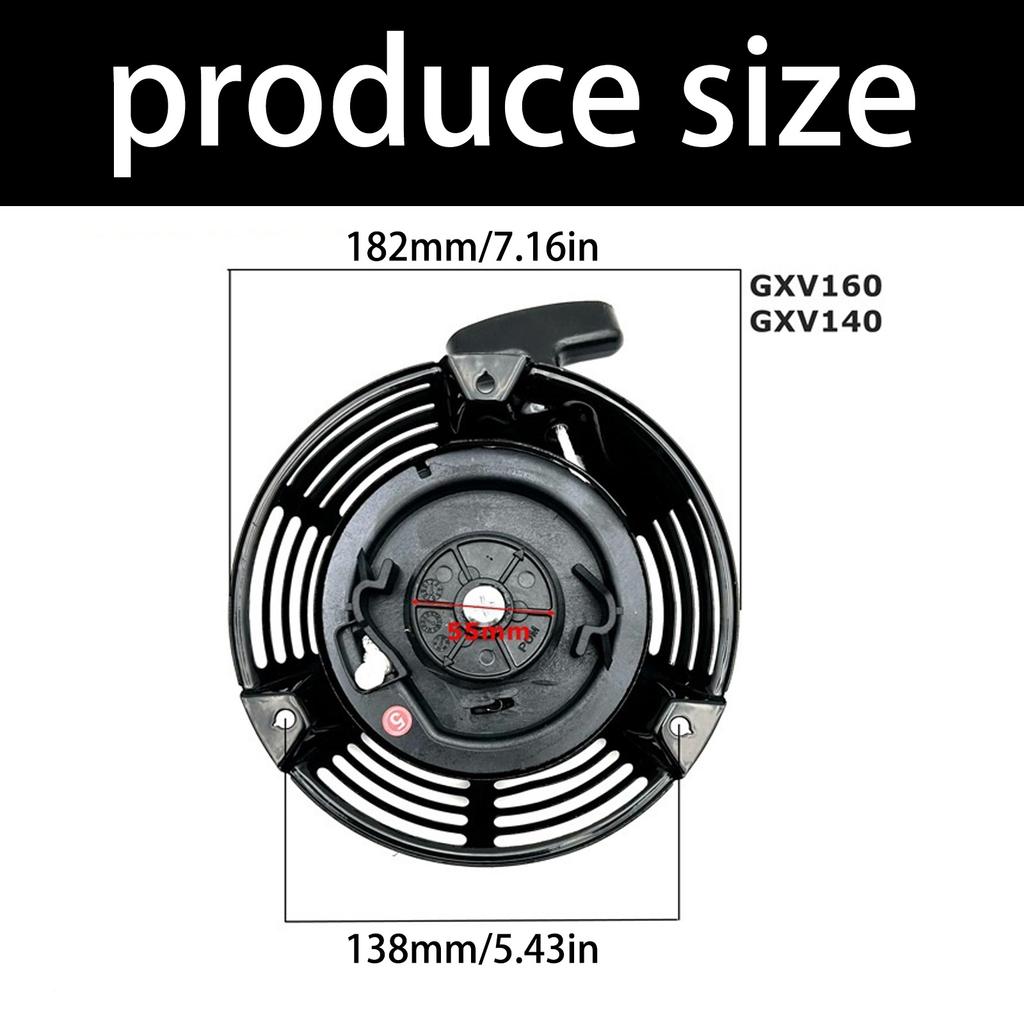 Quick Replacement Recoil Starter Assembly Pull Starter For GXV160 Grass Cutter Gardening Tool Component