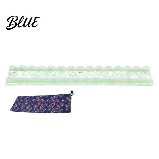 Mahjong Accessory 1/4Pcs Rack with Magnetic Pusher & Storage Bag Scalloped Acrylic Mah Table Organizer Jongg Tile Holder Bar Gift for American