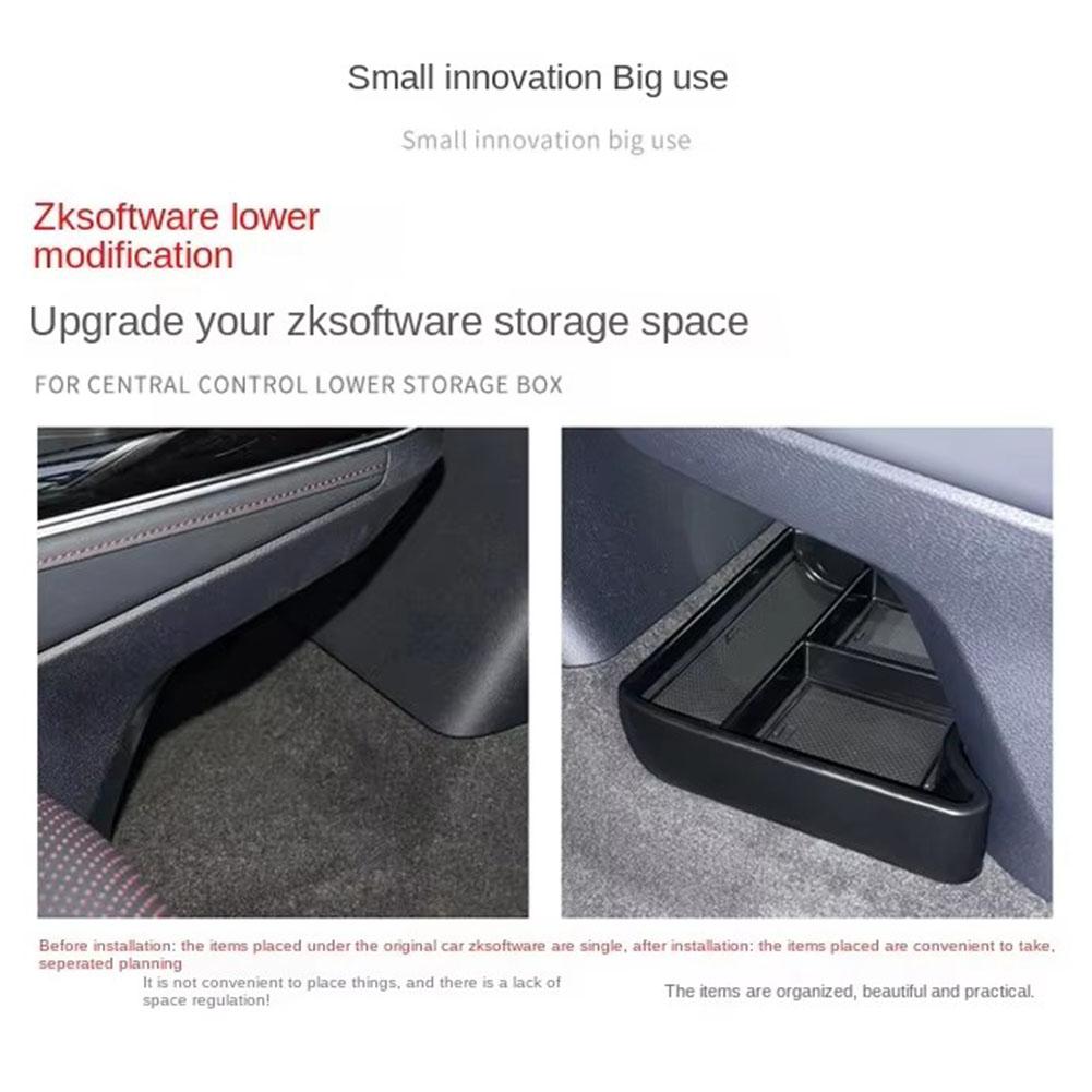 For Volkswagen VW ID.4 ID4 ID 4 CROZZ Car Armrest Storage Tray Trims Console Interior Accessori B1C5
