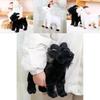 Cute Cartoon Black And White Goat Plush Toy Doll For Girls