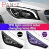 TPU Car Headlight Protective Film Clear to Black/Purple Intelligent UV Self Healing Anti scrastch For Mitsubishi Subaru Skoda