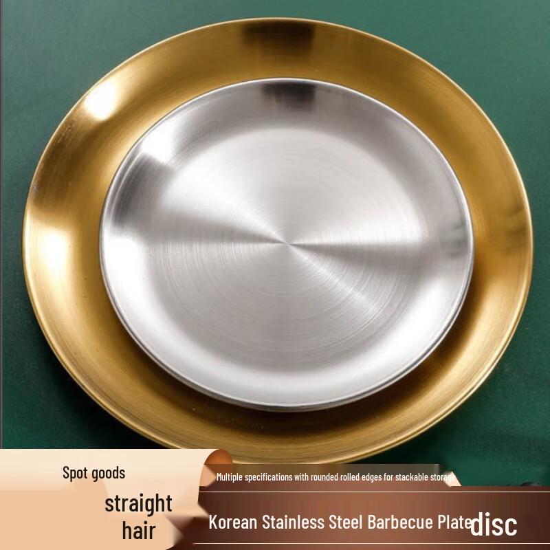 LETGANT 304 Stainless Steel Multi-purpose Round Plates