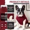 High Neck Dog Winter Turtleneck Sweater Stretchy Pet Home Apparel Dog Sleeveless Outfit  Daily Play
