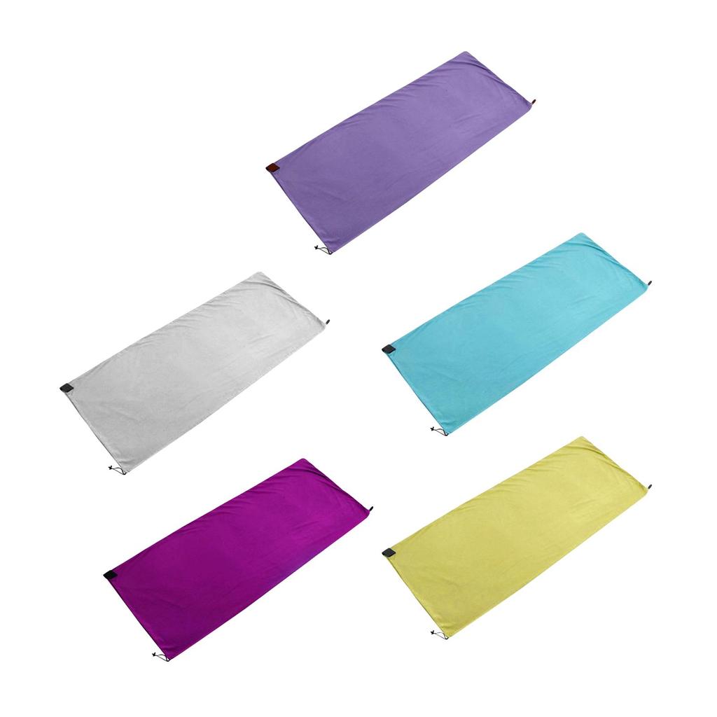 Portable Ultra-light Grab Fleece Sleeping Bag Outdoor Camping Travel Personal Warm Sleeping Bag Liner Camping Sport Accessories