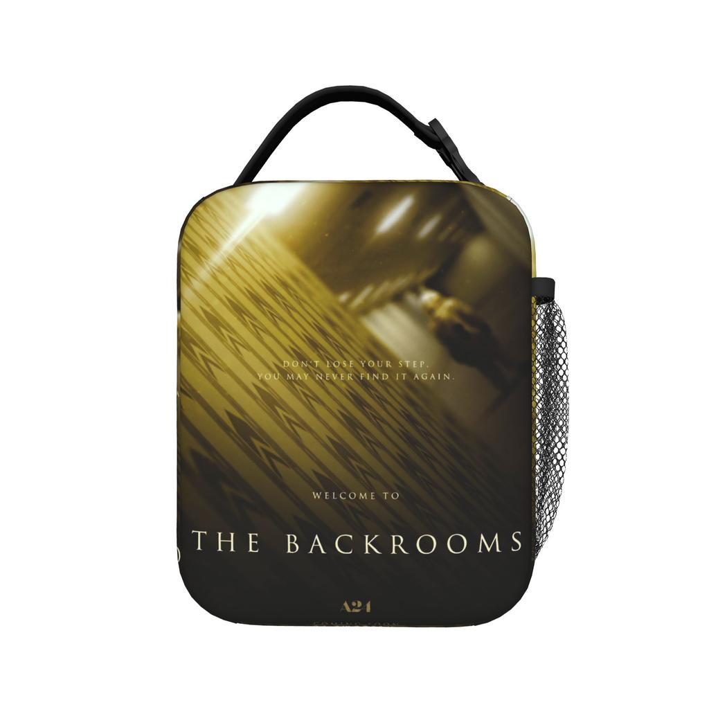 Lunch Box Backrooms Horror Movie 2026 Merch Storage Food Box Fashion Thermal Cooler Lunch Box For School