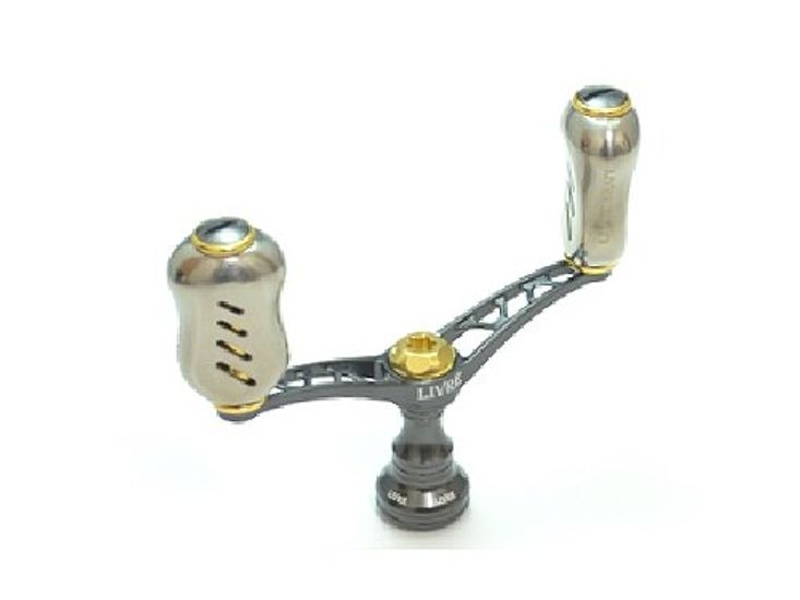

LIVRE Reel Wing 80 Fino Knob for Shimano S2 (Gunmetal P+Gold G)