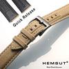 Hemsut 20mm Watch Band for Men, Military Canvas Watch Band, Quick Release Watch Strap, Fabric Sports Replacement