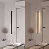 Kinkiet LED - NETTLIFE - 100CM - 34W - Ciepła biel góra-dół - Czarny metal