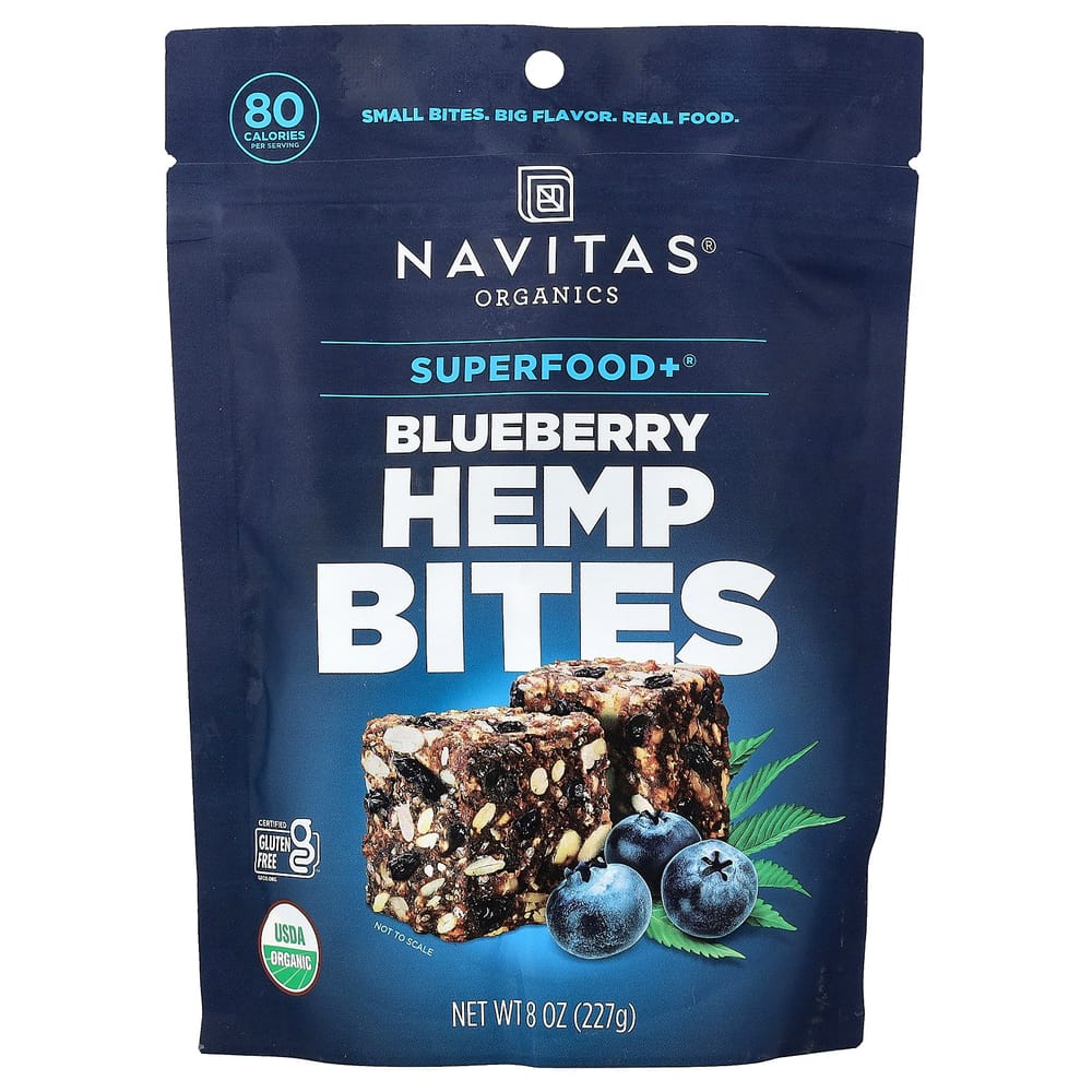 Navitas Organics Power Snacks, Blueberry Hemp Superfood 8 oz (227 g)