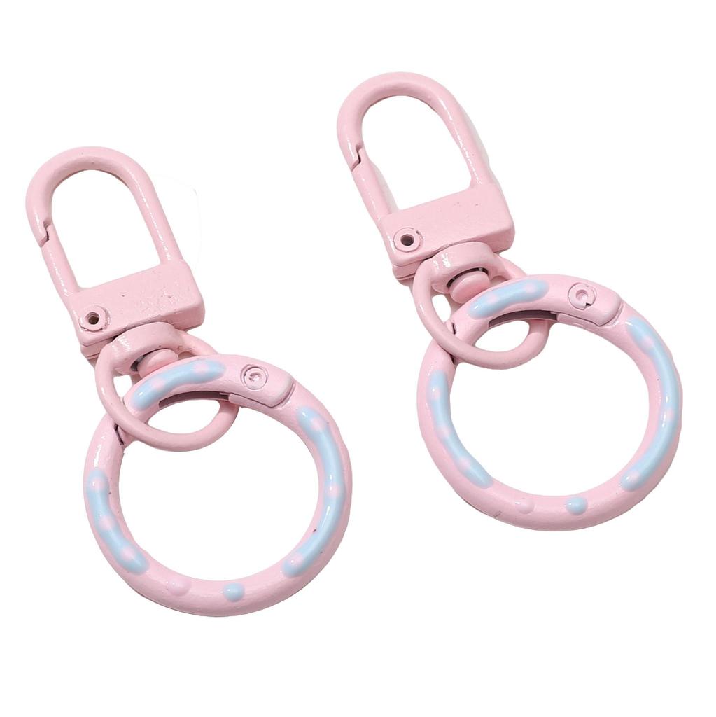 1Set/bag Alloy Donut Spring Buckle Door Buckle For DIY Jewelry Making