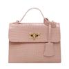 Crocodile Print Handbag Shoulder Bag PU Material for Carrying Everyday Items Outdoors Fashion Backpack Shoulder Bag for Party
