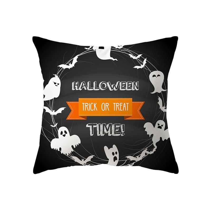 Pumpkin Halloween Theme Pillow Cover Sofa Cushion  Holiday Gift Party Decoration Home Decor