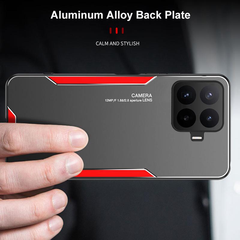 For Xiaomi 17T Case Heat Dissipation and Anti Drop Aluminum Alloy Back Panel Decorative Strip for Xiaomi 17T Pro Phone Casing