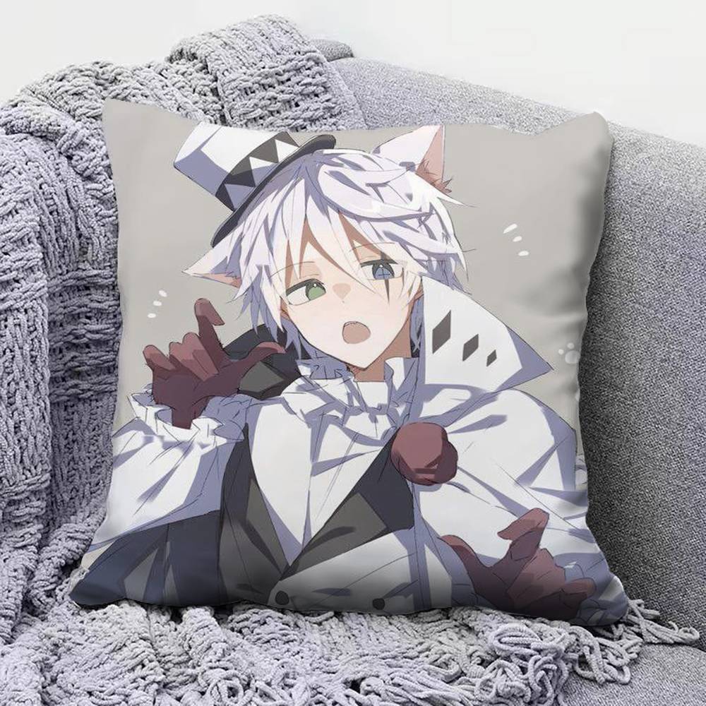 BSD Bungo Stray Dogs Nikolai Gogol   Pillow Covers, Home Sofa Cushion Covers and Aecorative Custom