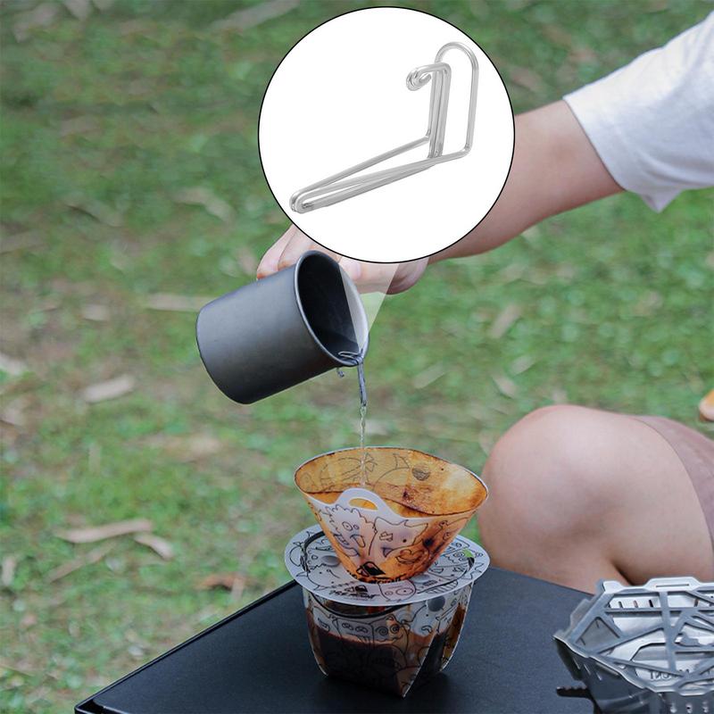 Coffee Drip Spout Stainless Steel Drip Spout Outdoor Camping Hand Brewed Coffee Diversion Nozzle Coffee Spout Accessories