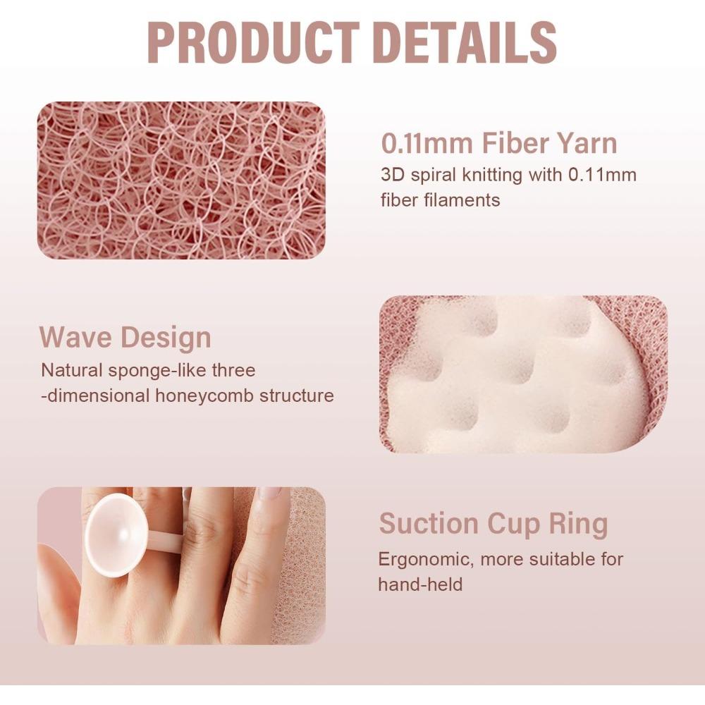 Super Soft Sunflower Suction Cup Bath Ball, 2026 New 2 in 1 Sunflower Bath Ball, Exfoliating Bath Sponge Cleaning Brush, Sponge Mesh Pouf Shower Ball