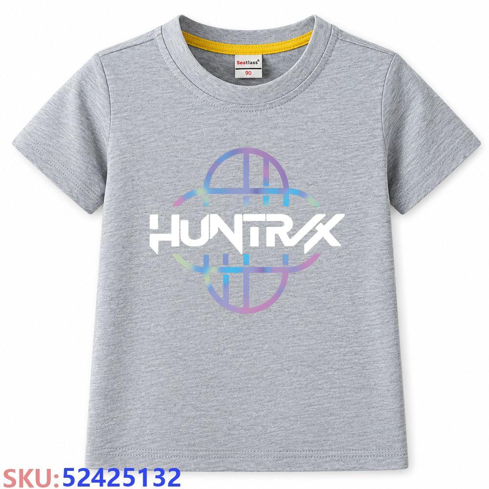 KPop Demon Hunters Children's cartoon print T-shirt