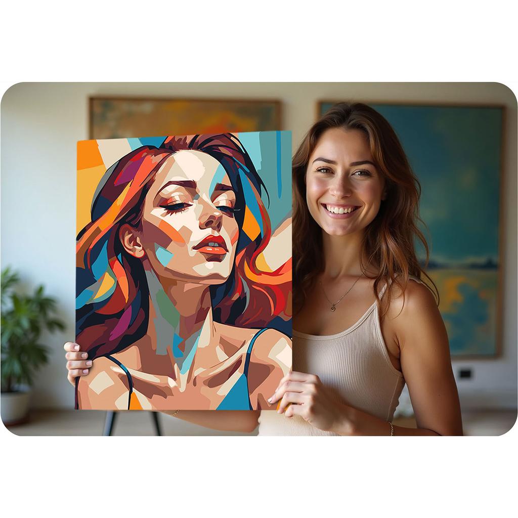 Massido Paint By Numbers, Portrait Of A Woman