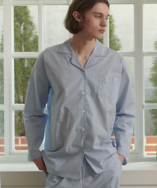 [OFF HOUR] Libre Cotton Blend Long Sleeve Pajama Set [Shipped from Korea] 100% Authentic