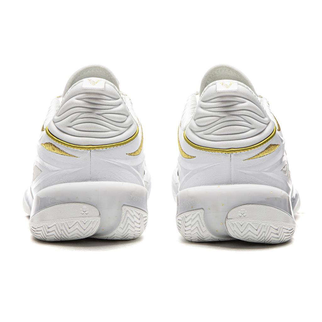 Li Ning Wade 808 5 Ultra V2 Flowing Gold Sports Comfortable Shock Absorption Wear-Resistant Low-Top Basketball Shoes Men Sneaker ABAV045-11