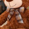 25/35CM Kawaii Teddy Bear Plush Pillow Toys Lovely Bow-Knot Bears Toys Stuffed Soft Animal Dolls Xmas Valentine Gift
