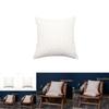 Pillowcase Only Luxurious French Creamy Style Chenille Pillow Cover With Geometric Patterns