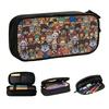 Cute Roronoa Zoro One Piece Luffy Nami Pencil Cases for Girl Boy Large Storage Usopp Jinbe Nico Robin Pencil Bag Stationery