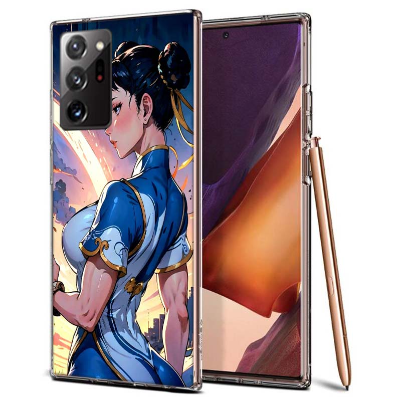 Game Anime Ch-Chun Li Phone Case for Samsung A55 A35 A25 A15 A07 A05S A16 A17 A26 A36 A37 A56 A57 Galaxy Note 20 10 A50S A71 A51
