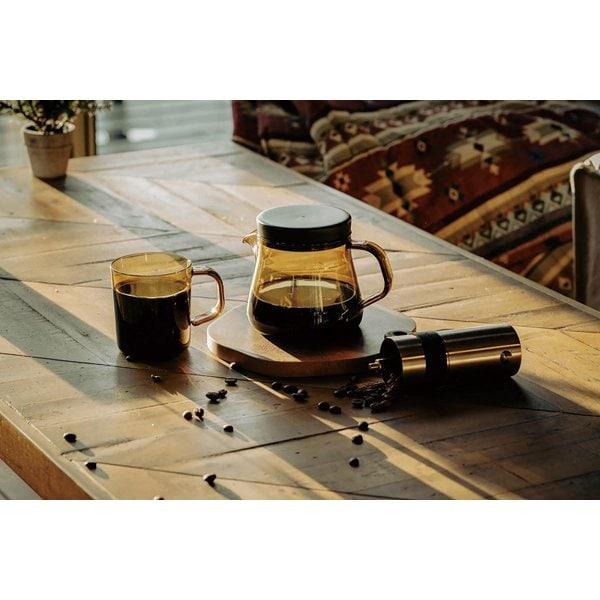 CaptaIn Stag CaptaIn Stag Uw 3561 [coffee Server 470ml With Lid Scale Konomi Brown Cs Forest Cafe Made In Japan]