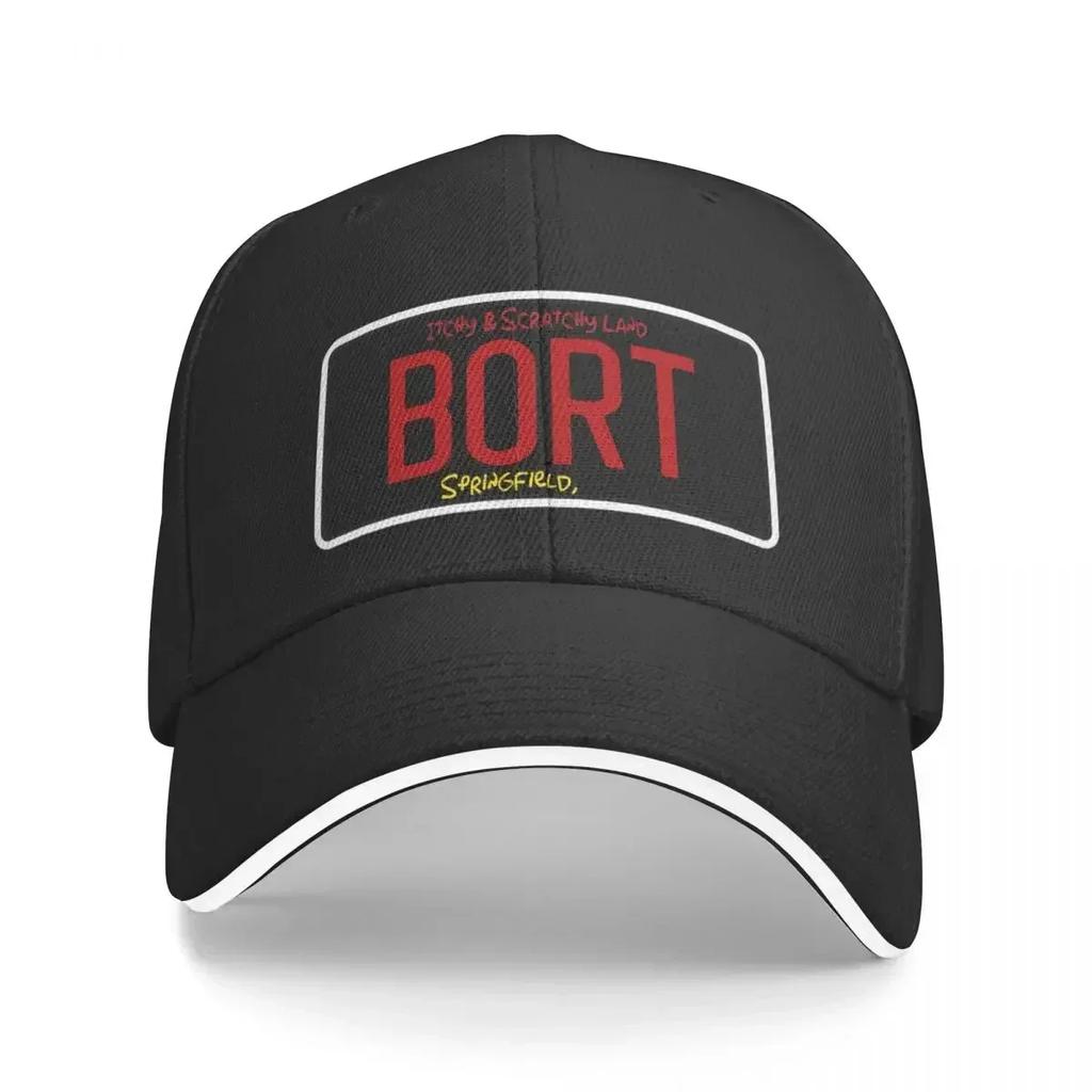 BORT License Plate Bart Baseball Cap Western Hat Derby Hat Rave Hats For Women Unisexs