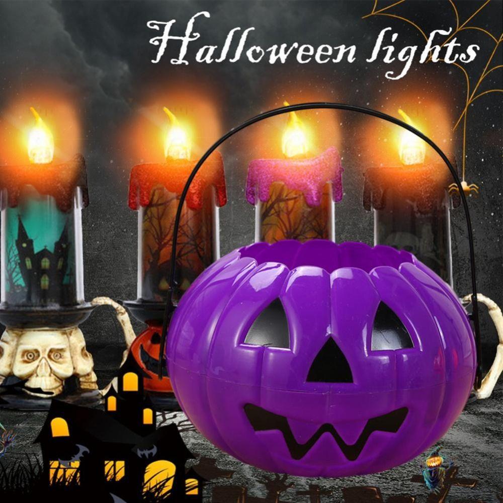 Mini Pumpkin Bucket Mini Pumpkin Handheld Bucket Halloween Pumpkin Candy Buckets  Halloween Party