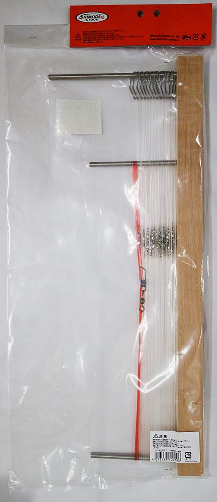 Shimoda Fishing Standard Alfonso Gear, 15-piece Rig, 19-30-1.516-0.75