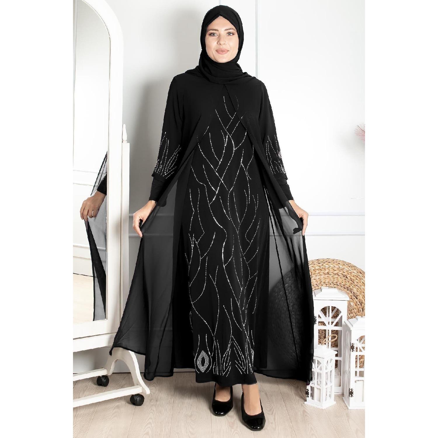 

Ирмак - вечернее платье - черный - Fhm644 46-48 чёрный