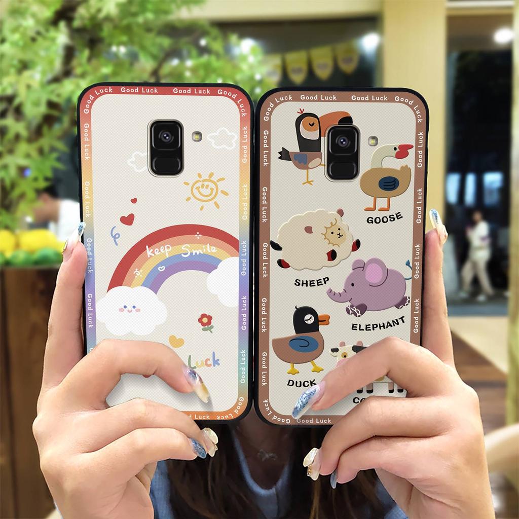 Silicone Soft Case Phone Case For Samsung Galaxy A8 Plus 2018/A8+ 2018/SM-A730F Anti-knock Back Cover Waterproof TPU